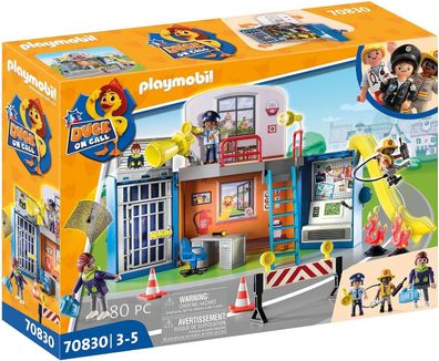 Playmobil Duck ON Call 70830 Spielbox: Mobile Einsatzzentrale, Spielzeug für Kinde...
