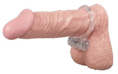 Vibro Penisring Clear mit Mini-Vibrator - Potenzhilfe