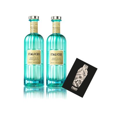 Italicus 2er Set Bergamotte Likör 2x 0,7L (20% Vol) Rosolio di Bergamotto - a r