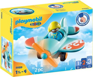 Playmobil 1.2.3 71158 Flugzeug