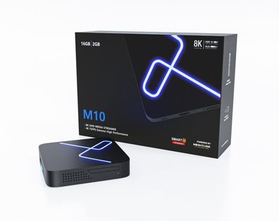 Medialink M10 8K 4K UHD 5G Dual WiFi Bluetooth Android 10.0 IP Mediaplayer