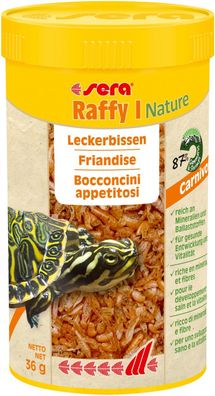 Sera raffy I Nature - Leckerbissen mit Gammarus - Carnivor 250ml Reptilien