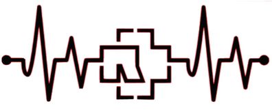 Rammstein Ekg Auto Aufkleber Sticker Tuning Styling Bike Wunschfarbe (470)