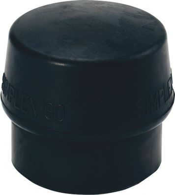 Simplex-Schonhammer Ersatzschlagkopf schwarz 50mm
