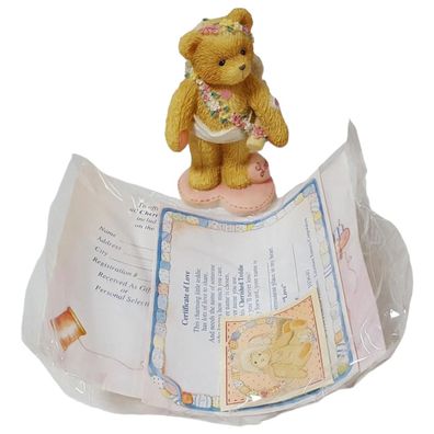 Cherished Teddies 1994 Love Girl Standing With Bow & Arrow in OVP