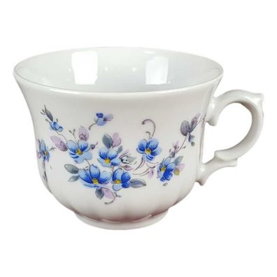 Kaffeetasse Retsch Wunsiedel Blau Blumendekor H 6,4 cm