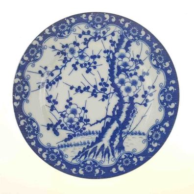 Kuchenteller 18,5 cm Japan/ China Kirschblüte blau