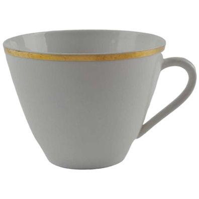 Kaffeetasse 6,4 cm Seltmann Weiden Goldrand Weiß