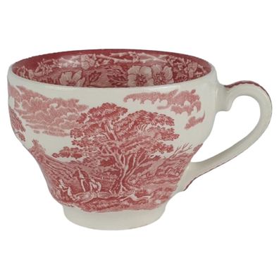 England Keramik Rot Kaffeetasse H 6,6 cm