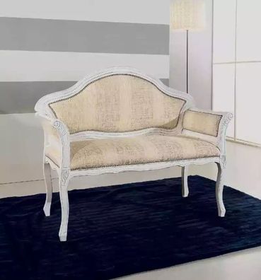 Beige Klassische Polsterbank Designer Wohnzimmer Sitzmöbel Neu Luxus