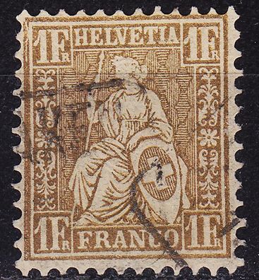 Schweiz Switzerland [1862] MiNr 0028 ( O/ used ) [02]