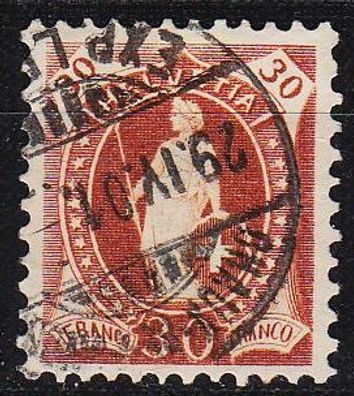 Schweiz Switzerland [1882] MiNr 0060 Y C ( O/ used )