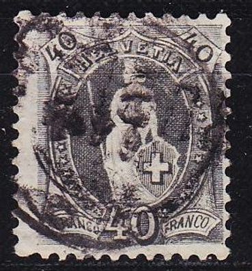 Schweiz Switzerland [1882] MiNr 0061 X A ( O/ used ) [01]