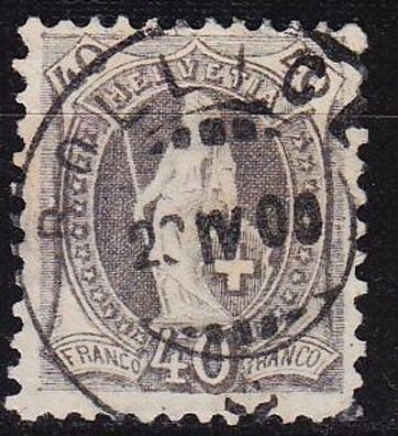 Schweiz Switzerland [1882] MiNr 0061 Y C ( O/ used )