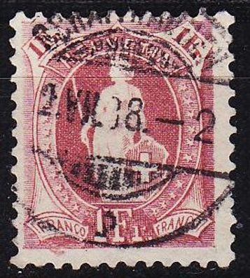 Schweiz Switzerland [1882] MiNr 0063 Y D ( O/ used ) [01]