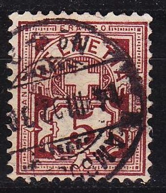 Schweiz Switzerland [1906] MiNr 0087 a ( O/ used ) [04]