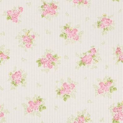 Rasch Tapete Vliestapete Petite Fleur 4 289182 rosa silber Glanz Streifen/ Blumen