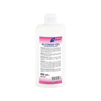 Alcoman® Gel, Händedekontamination, 500 ml | gegen Bakterien/ Hefen/ Pilze/ Viren