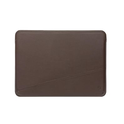 Decoded Leather Frame Sleeve für Macbook 16 Zoll - Chocolate Brown