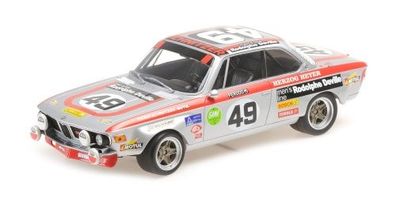 BMW Miniatur 2800 CS - Team Schnitzer / Motul / Herzog / Heyer 24H Le Mans 1972 1:18