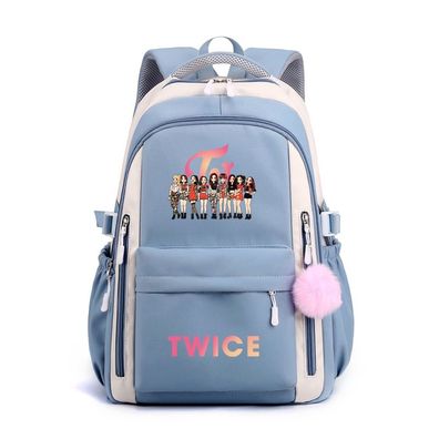 Kpop Twice Druck Schultasche Momo IM NAYEON Sana Mina Reiserucksack Outdoor Backpack