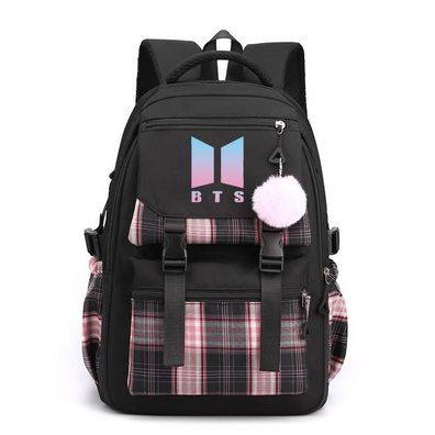 Damen BTS Reiserucksack Jung Kook Jin J-Hope Periphery Schultasche Outdoor Backpack