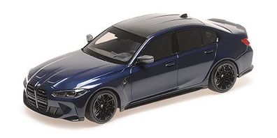 BMW Miniatur M3 matt blau metallic 1:18