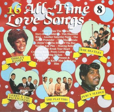 CD: 16 All-Time Love Songs 8 (1988) All-Time Music - ATM039