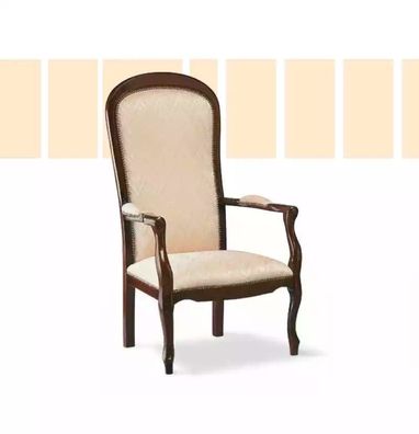 Klassische Stuhl Esszimmerstuhl Luxus Stuhl mit Armlehnen Designer Möbel