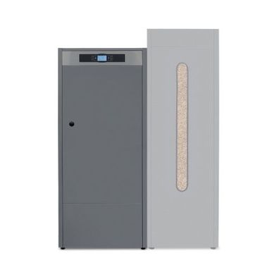 Solarbayer Pelletkessel PLT-12 AC 12 kW Holzpelletheizung mit PLT-Connect App