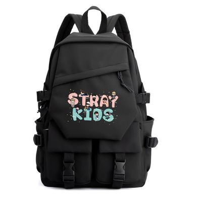 Stray Kids Rucksack Chan Lee Know Han Periphery USB-Lade Schultasche Outdoor Backpack