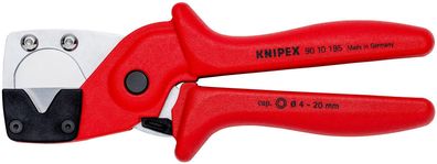 KNIPEX 90 10 185 Rohrschneider für Mehrschicht- und Pneumatikschläuche aus zähem, ...