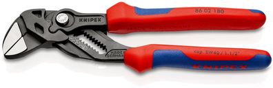 KNIPEX 86 02 180 SB Zangenschlüssel Zange und Schraubenschlüssel in einem Werkzeug...