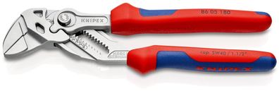KNIPEX 86 05 180 Zangenschlüssel Zange und Schraubenschlüssel in einem Werkzeug ...