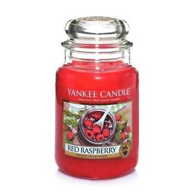 Yankee Candle Duftkerze im Glas, groß Red Raspberry