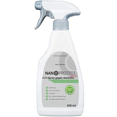 Spray 500 ml gegen Ameisen Asseln Schaben Käfer Insektizid Wasserbasis effizient