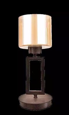Tischlampe Tischleuchte Lampe Leuchten Glas Gold Lampen Tisch Schwarz