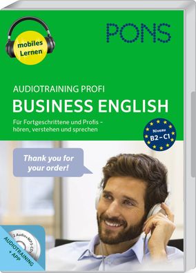 PONS Audiotraining Profi Business English, Audio-CDs CD PONS Audio
