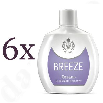 Breeze Deodorant Squeeze OCEANO 6x 100ml