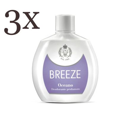 Breeze Deodorant Squeeze OCEANO deo 3x 100 ml
