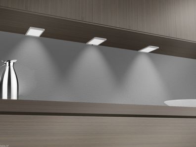 kalb | LED Unterbauleuchte 6Watt SET Sensor Küchenleuchte Einbauspot Einbaustrahler