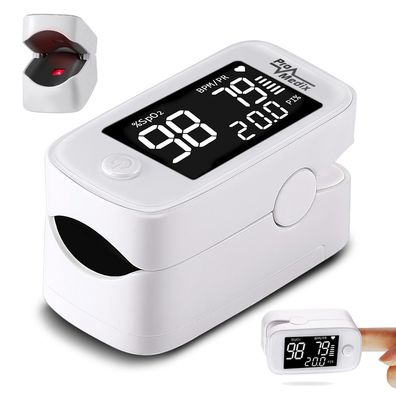 Promedix Pulsoximeter PR-870, Fingerpulsoximeter HD LED Display u. MCU-Modul
