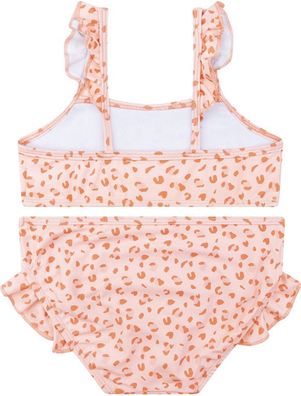 Swim Essentials UV-Bikini, für Mädchen altrosa Leoparden Muster 1–12 Jahre 110/116