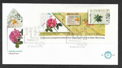FDC Niederlande Internationale Briefmarkenausstellung Filacept ´88 18.10.1988