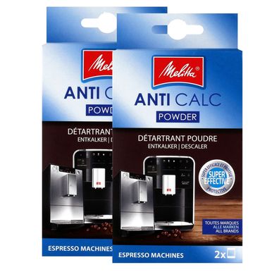 2 x Melitta ANTI CALC Entkalkerpulver Espresso Maschinen