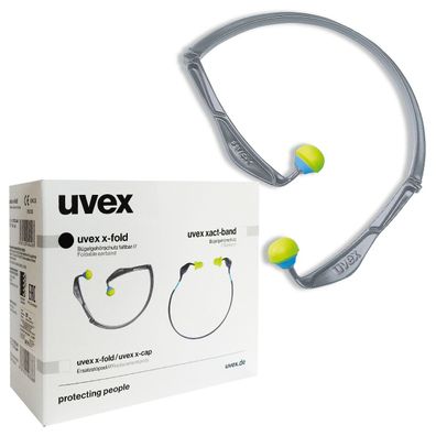 Uvex Bügelgehörschutz x-fold klappbar 2125.344, 23dB - 5 Paar