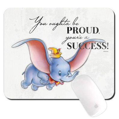 Disney Dumbo 017 Anti-Rutsch Mauspad Mousepad 22x18cm Elefant Zirkus