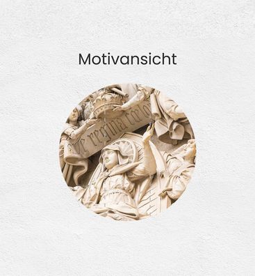 Fototapete Kathedralen Skulptur rund Wanddeko Bildtapete Tapete