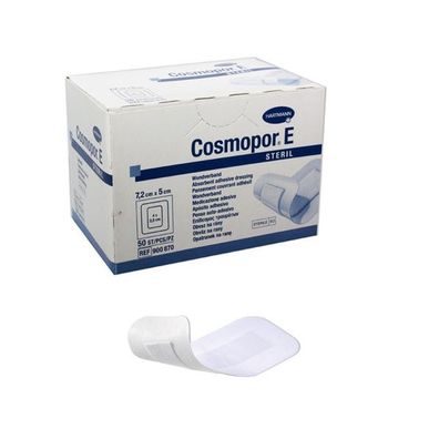 BSN Cosmopor E- Wundpflaster steril, 7,2x5cm, 1 Packung = 50 Stück