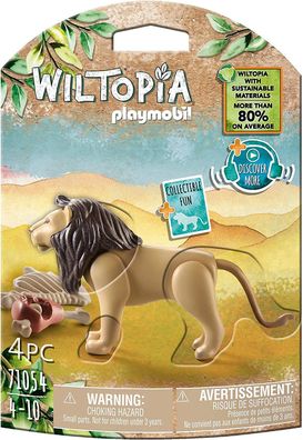 Playmobil Wiltopia 71054 Löwe aus nachhaltigem Material inklusive vielen Zubehör ...